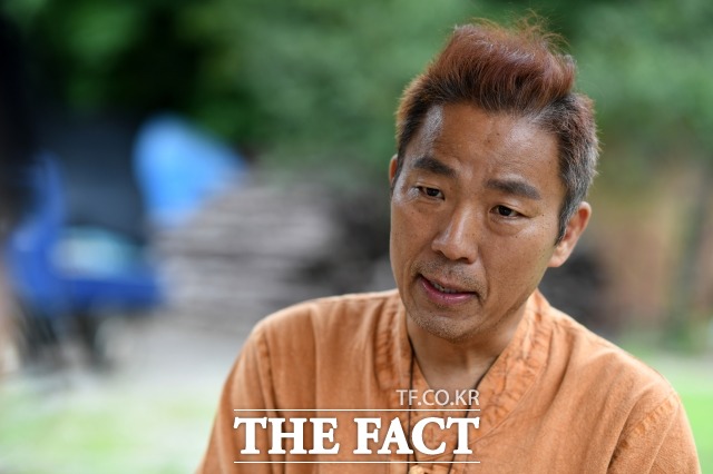 개그맨 김철민은 폐암 판정을 받고 항암 치료 중이다. /임세준 기자