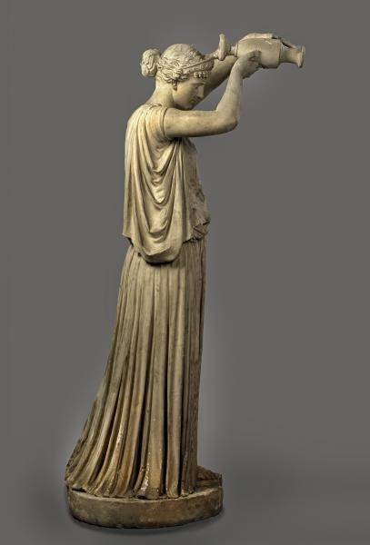 윌리엄 헨리 라인하트(William Henry Reinhart), <오빠 폴리네이케스의 시신에 헌주를 따르는 안티고네>, 1867~70. 스미스소니언아메리칸아트 뮤지엄 소장