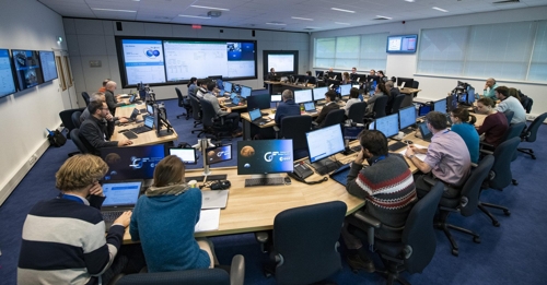 멀티미디어 기술을 활용한 CDF 회의 장면 [ESA 홈페이지 캡처]