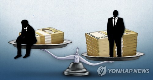 소득 격차 (PG) [장현경 제작] 일러스트