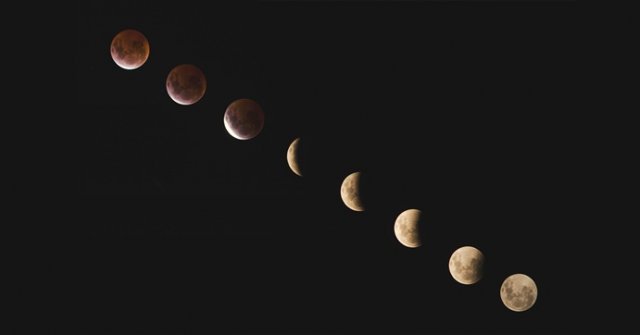지구에서 보는 달 모양이 음력 한달 주기로 바뀌는 건 달이 지구 주위를 한바퀴 돌 때도 태양 방향은 바뀌지 않기 때문입니다.