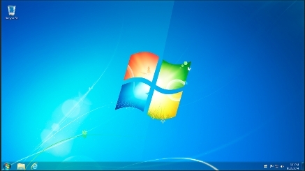 마이크로소프트 PC 운영체제 '윈도7' 바탕화면 /사진=MS