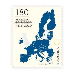 오스트리아 우체국의 '브렉시트 우표' [사진 출처=오스트리아 우체국]
