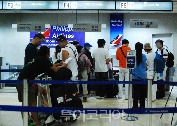 필리핀 공항 내부 모습/ 사진-투어코리아 DB