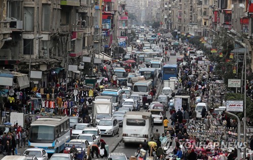 10일 이집트 수도 카이로 도심 거리 모습 [로이터=연합뉴스]
