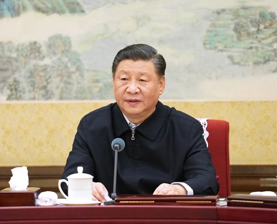 시진핑 중국 국가주석은 지난 14일 전면개혁심화회의에서 '생물 안전'의 중요성을 역설했다. [중국 신화망 캡처]
