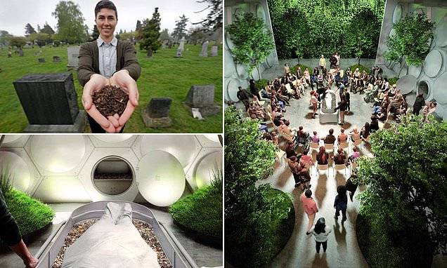 “시신을 거름으로”…화장보다 탄소 배출 1.4t 적은 ‘인간 퇴비 장례’ 논란