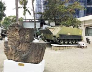 맹호부대의 자취가 남아 있는 빈딘 박물관.