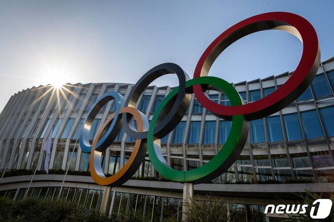 스위스 로잔에 있는 국제올림픽위원회(IOC) 본부.  © AFP=뉴스1