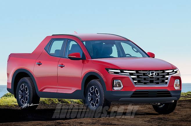 현대차 싼타크루즈 예상 그래픽