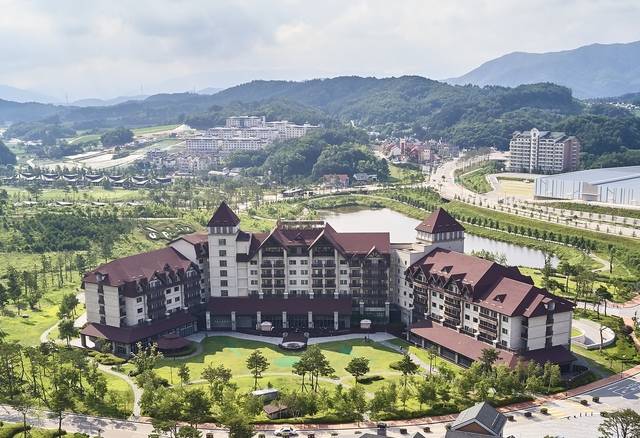 ▲인터컨티넨탈 호텔 전경. ⓒ알펜시아 리조트