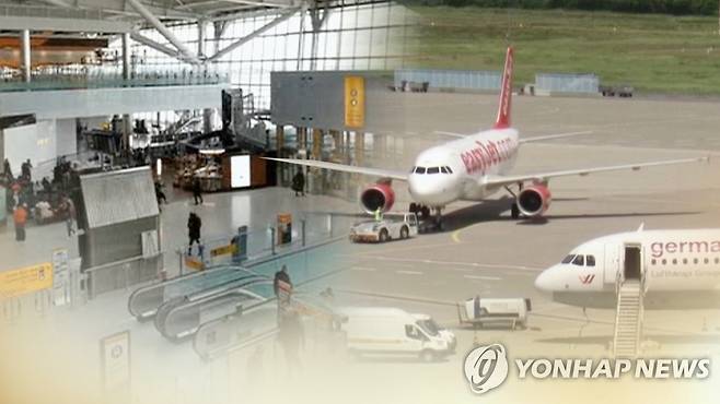 코로나탓 잇단 입국제한…전세계 항공업계 날개 꺾여 (CG) [연합뉴스TV 제공]