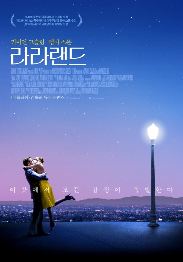 ‘라라랜드’ 영화 홍보용 포스터.