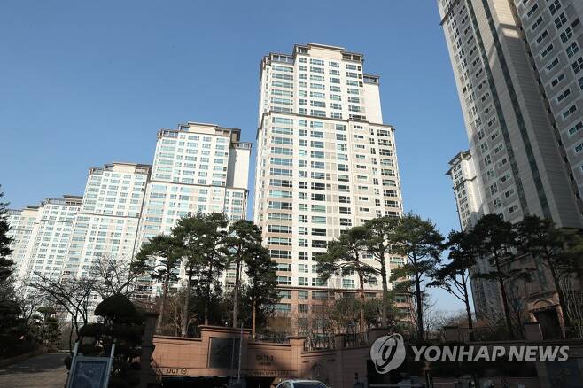 서울 서초구 아파트 단지의 모습. [연합뉴스 자료사진]