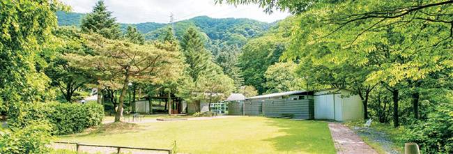 호젓한 자연 속에 있는 경기 가평 청평자연휴양림의 피크닉가든. 청평자연휴양림에는 가벼운 산책코스부터 본격 등산로까지 다양한 트레킹 코스가 있다.