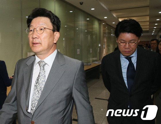 박근혜 전 대통령 탄핵을 주도했던 권성동, 장제원 후보가 국회에 입성한다./사진=뉴스1DB