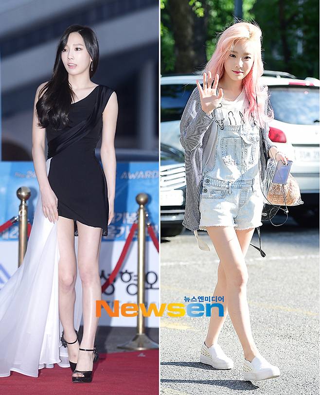 2015년 1월 서울가요대상 시상식 레드카펫, 2015년 7월 뮤직뱅크 출근길
블랙vs핑크, 요정 비주얼 뽐내는 탱구~