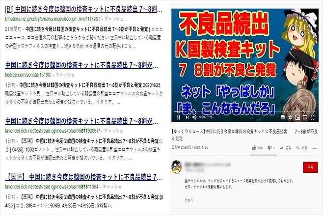 일본 누리꾼들 사이에서 '한국 진단키트는 불량'이라는 내용의 기사가 광범위하게 공유되고 있다(사진=자료사진)