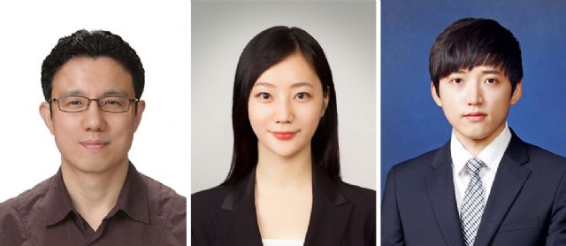 예종철 교수(왼쪽부터), 오유진 박사과정, 박상준 박사과정