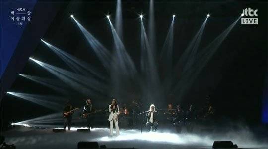 52회 백상예술대상 전인권-효린 콜라보 축하공연