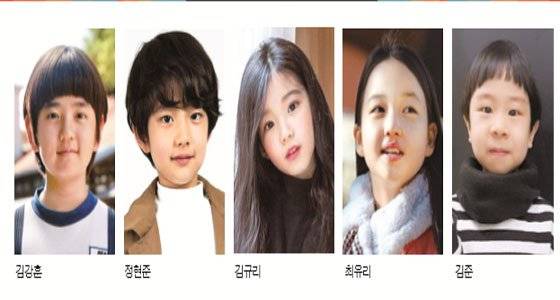 '미래의 주역' 아역 배우 5인