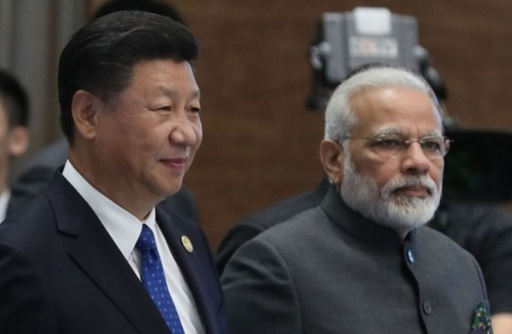 시진핑 중국 국가주석(왼쪽)과 나렌드라 모디 인도 총리. 뉴스1