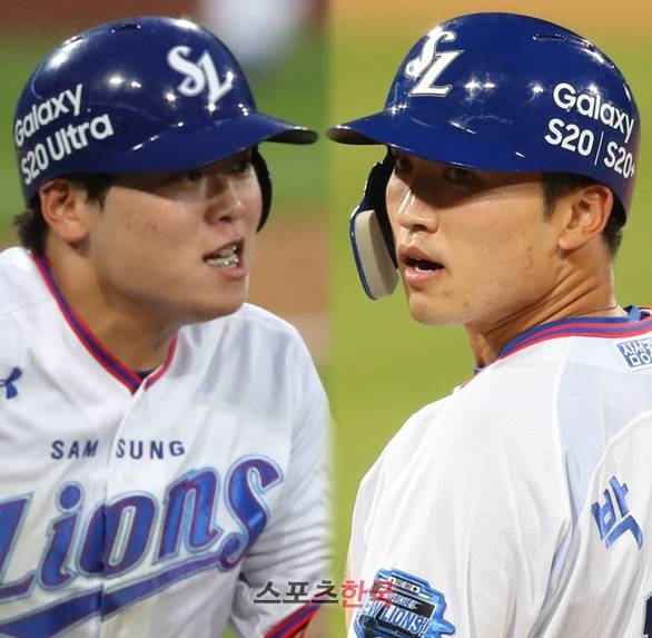 삼성 박승규-박해민. 스포츠코리아 제공