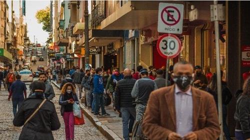 브라질 남부 포르투 알레그리 시내 거리 [사진=브라질 뉴스포털 UOL. 재판매 및 DB 금지]