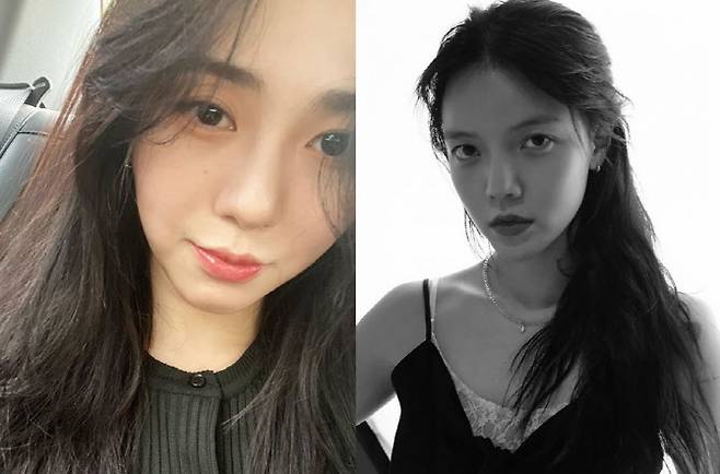 (왼쪽부터) 권민아, 지민 (인스타그램)