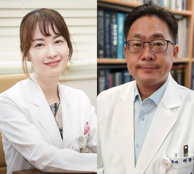분당서울대병원 피부과 신정원 교수(왼쪽), 허창훈 교수(오른쪽)
