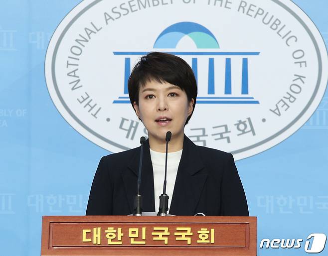 김은혜 미래통합당 대변인.  © News1 신웅수 기자
