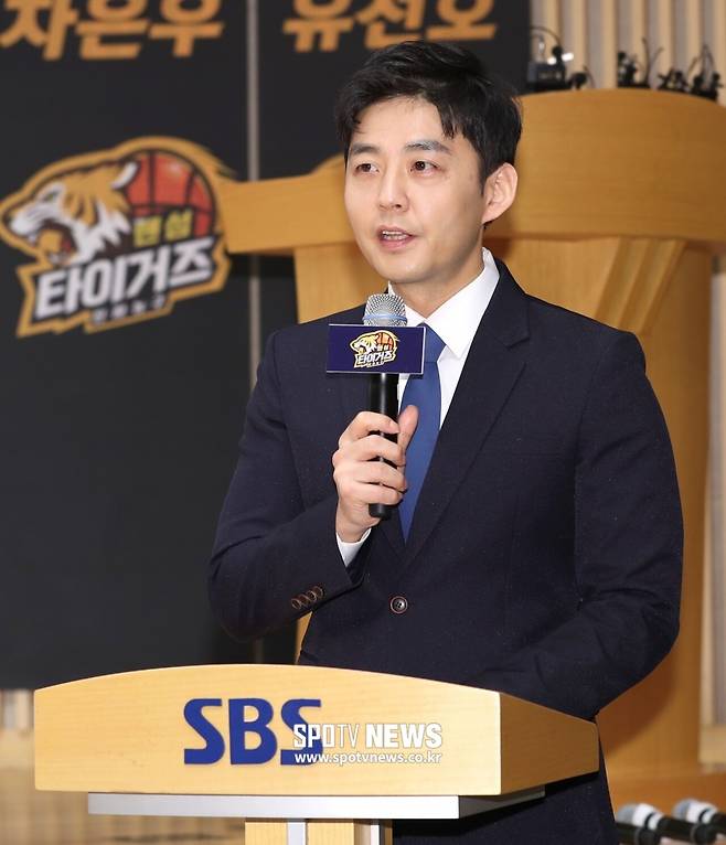 ▲ 전라도 지역 비하 논란에 사과한 정우영 SBS 스포츠 아나운서. ⓒ곽혜미 기자