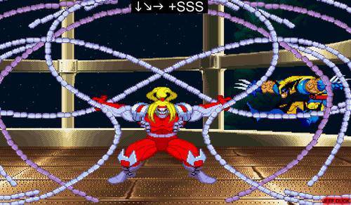 (전방위로 강력한 파괴력을 보여주던 오메가레드의 필살기)