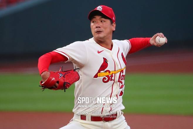 ▲ 23일 신시내티전에서 6이닝 무실점 호투로 MLB 첫 승을 수확한 김광현
