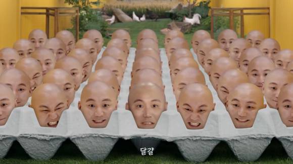 B급 코드를 사용해 주호민 작가의 특징을 광고 속에 유쾌하게 녹여낸 SSG닷컴 광고 ⓒ주호민 작가 유튜브 캡쳐