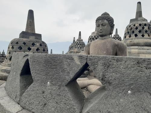 세계 최대 불교사원 인도네시아 '보로부두르' [족자카르타=연합뉴스]