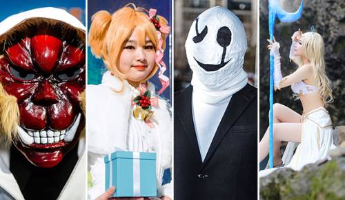 12일 오후 서울 강남구 SETEC 전시장에서 열린 ‘서울 코믹월드 애니메이션 코스프레’에서 참가자들이 만화 주인공을 모방하는 ‘코스튬 플레이’를 선보이고 있다.하상윤 기자