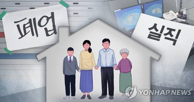 실직 ㆍ 휴폐업 따른 '위기가구' (PG) [장현경 제작] 일러스트