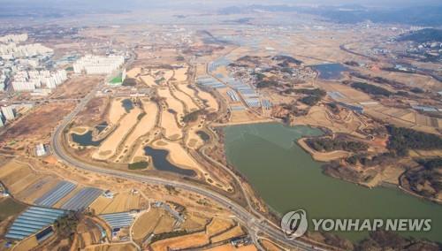 한전공대가 들어설 나주 부영골프장 전경 [연합뉴스 자료]