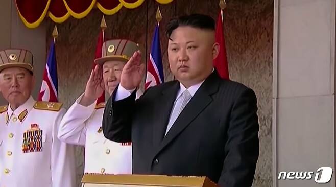 미 전략사령부 홍보영상에 등장한 김정은 북한 국무위원장(유튜브 캡처화면) © 뉴스1