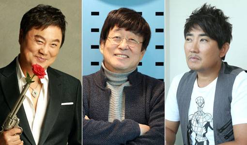 가수 남진-김창완-이승철(왼쪽부터). 사진제공|어쿠맨뮤직팜·동아일보DB