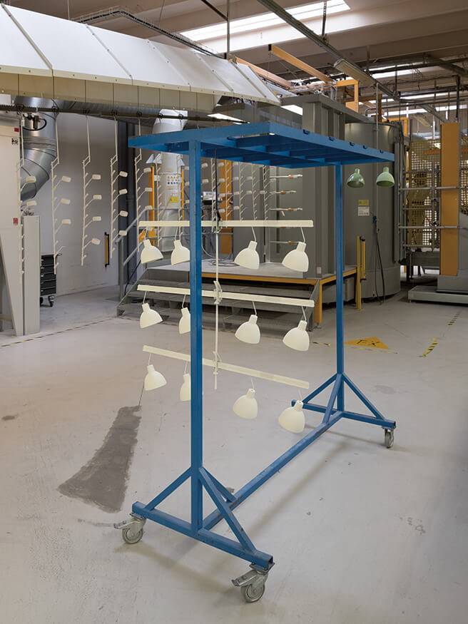 앙증맞은 톨드보드 120(Toldbod 120) 램프의 셰이드.