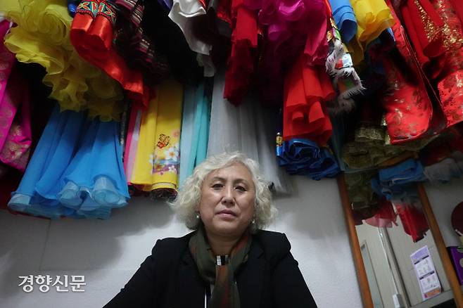 조선족 단체 다사랑운동본부 양덕자 센터장. 전현진 기자