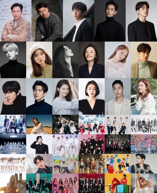 2020 Asia Artist Awards(아시아 아티스트 어워즈, AAA) 참석 배우, 가수들