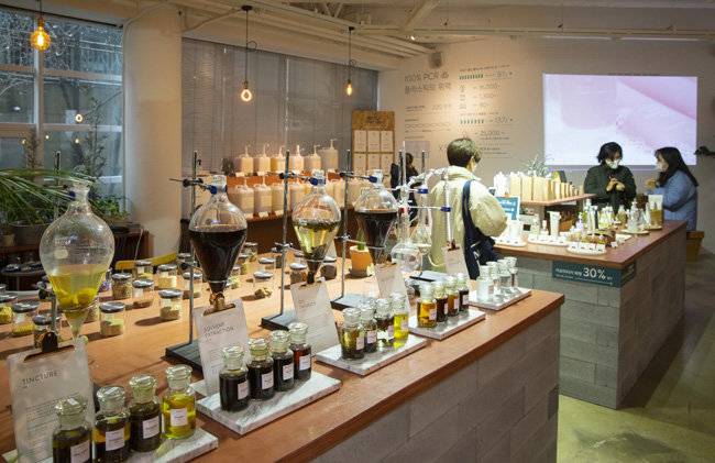 아로마티카 브랜드 체험관.