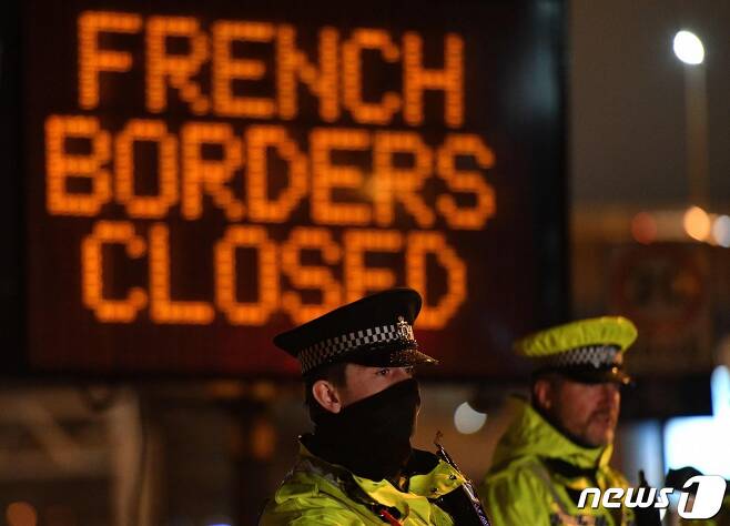 프랑스-영국 국경. © AFP=뉴스1