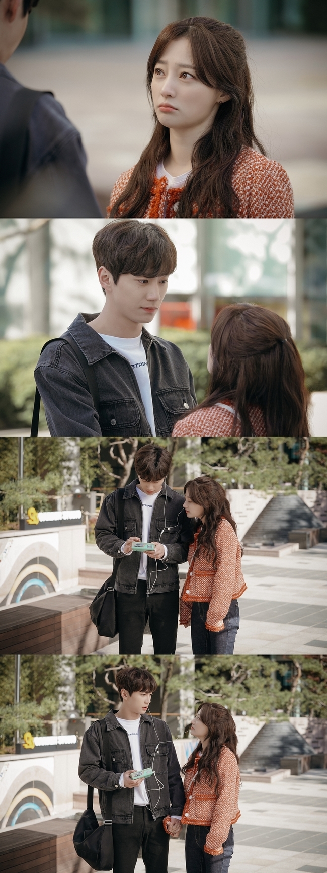 Please dont meet the man Song Ha-yoon and Lee JunYoungs retro date was captured.MBC Everlon drama Please Dont Meet The Man (Song Ha-yoon) is entering the latter half of the drama Songpyeon/Songpyeon/Song Mi-kyung/Producer Cornerstone Pictures/hereinafter, Jegmayo), and romance of Seo Ji Sung and Jungkookhee (Lee Junyoung) is also exploding.In the last seven endings, they finally kissed the first sweet kiss at the bus stop in the middle of the night, and the scene of the last bus passing by with the kiss of the two picturesque kisses behind them gave a heartbeat.The love of two people who solved repeated misunderstandings and started a long way.Indeed, the interest and expectation of enthusiastic viewers are soaring as to what romance scenes Ji Sung and Jungkook Hee will pour out with the start of full-scale love.Meanwhile, on December 27, the production team of Jegmayo unveiled the retro dating scene of Seo Ji Sung and Jungkook Hee.The released photo captures a scene of the 8th episode of Zegmayo which will be broadcast on December 29th.In the first photo, Ji Sung looks at Jungkook with a pointed expression as if it were a torment.Jungkookhee looks at Ji Sung with a sweet, honey-dropping look, and the love of a couple who just started to love is buried in it, and it feels cute and lovely.At the same time, it is the distance of two people who are close enough to share their hobbies.Jungkook Hee, who does not feel uncomfortable without a smartphone, listens to music as a workman who puts cassette tape and plays it.On the other hand, Ji Sung is always close to AI as he has a job as a developer of artificial intelligence appliances.The opposite two people share their earphones one by one and hold their hands together and listen to music together.