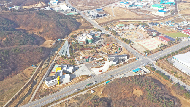 천연물 지식산업센터가 구축될 충북 제천시 왕암동 제2바이오밸리. /사진제공=제천시
