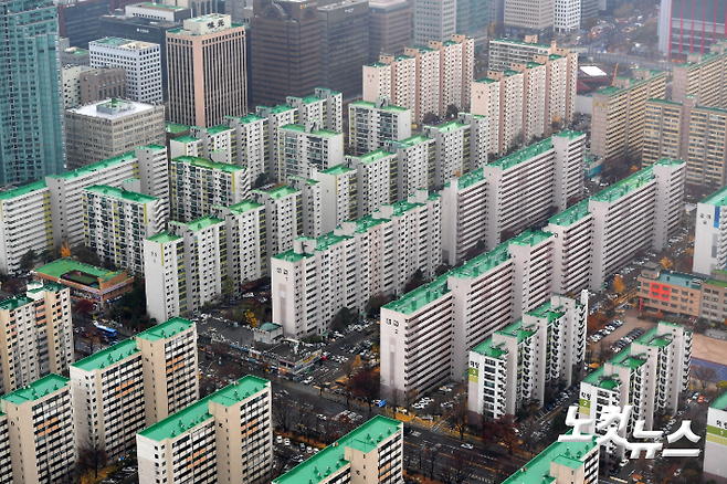 서울 도심 아파트 모습. 박종민 기자