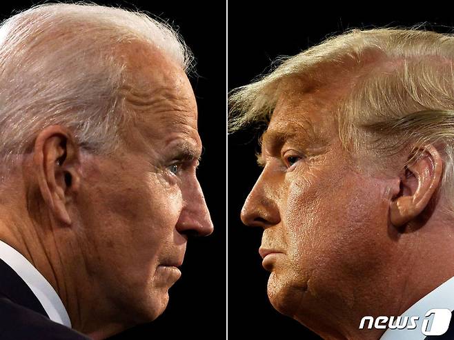 조 바이든 미국 대통령 당선인(왼쪽)과 도널드 트럼프 대통령. © AFP=뉴스1